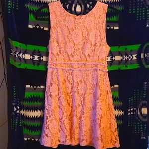very pink Babydoll dress